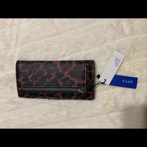 Apartment 9 cheetah print wallet